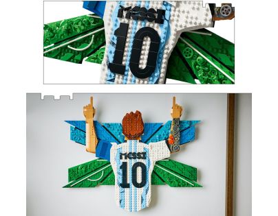LEGO® Editions 43018 Lionel Messi – Okamžik víťazstvo