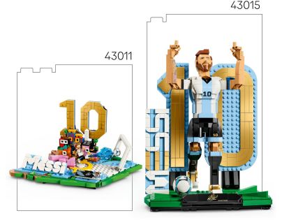 LEGO® Editions 43018 Lionel Messi – Okamžik víťazstvo