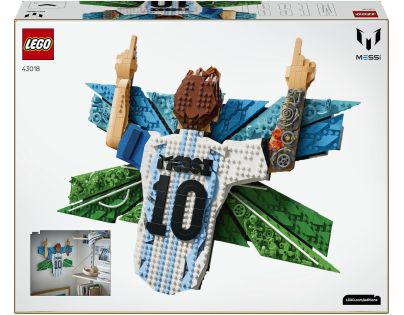 LEGO® Editions 43018 Lionel Messi – Okamžik víťazstvo