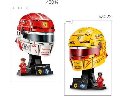 LEGO® Editions 43022 Prilba Lewis Hamilton zo Scuderia Ferrari HP