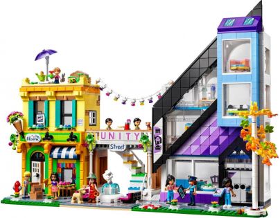LEGO® Friends 41732 Kvetinárstvo a dizajn štúdio v centre mesta