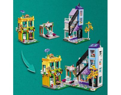 LEGO® Friends 41732 Kvetinárstvo a dizajn štúdio v centre mesta
