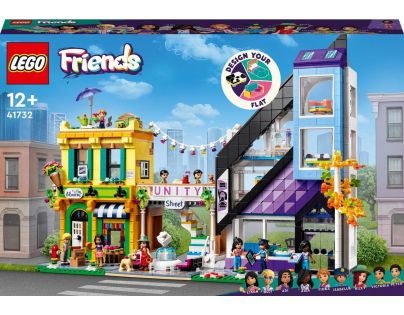 LEGO® Friends 41732 Kvetinárstvo a dizajn štúdio v centre mesta