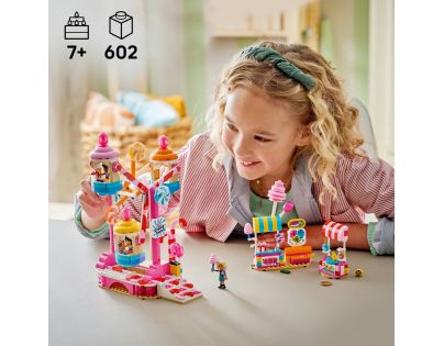 LEGO® Friends 42700 Kolotoč so sladkosťami a cupcaky