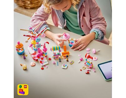 LEGO® Friends 42700 Kolotoč so sladkosťami a cupcaky