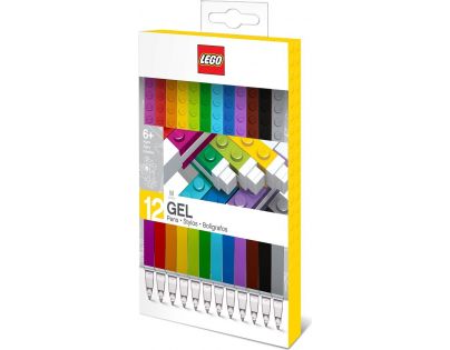 LEGO® Gélové perá mix farieb 12 ks