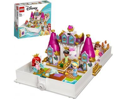 LEGO® Disney Princess™ 43193 Ariel, Kráska, Popoluška a Tiana a ich rozprávková kniha dobrodružstiev