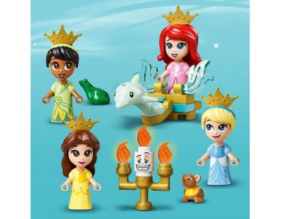 LEGO® Disney Princess™ 43193 Ariel, Kráska, Popoluška a Tiana a ich rozprávková kniha dobrodružstiev