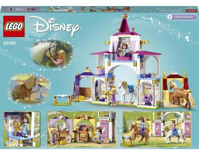 LEGO® Disney Princess™ 43195 Kráľovské stajne Krásky a Rapunzel