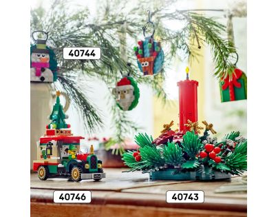 LEGO® Iconic 40743 Vianočné dekorácie na stôl