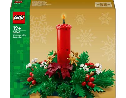 LEGO® Iconic 40743 Vianočné dekorácie na stôl