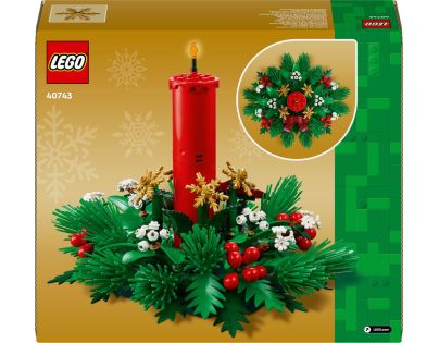 LEGO® Iconic 40743 Vianočné dekorácie na stôl