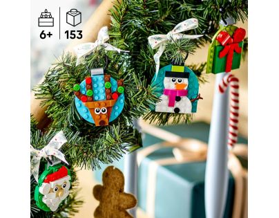 LEGO® Iconic 40744 Sada vianočných ozdôb