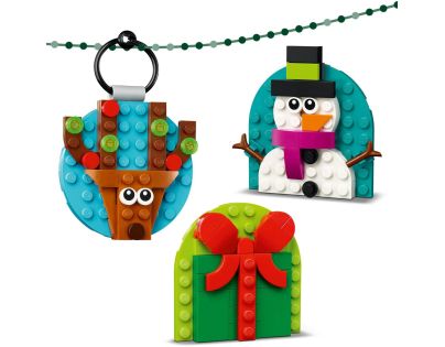 LEGO® Iconic 40744 Sada vianočných ozdôb