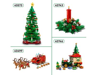 LEGO® Iconic 40744 Sada vianočných ozdôb