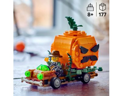 LEGO® Iconic 40822 Pick-up s halloweenskymi tekvicami