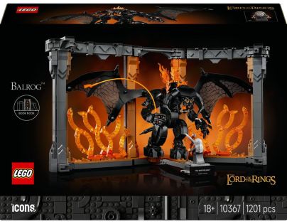 LEGO® Icons 10367 Knižná zarážka: Pán prsteňov – Balrog™
