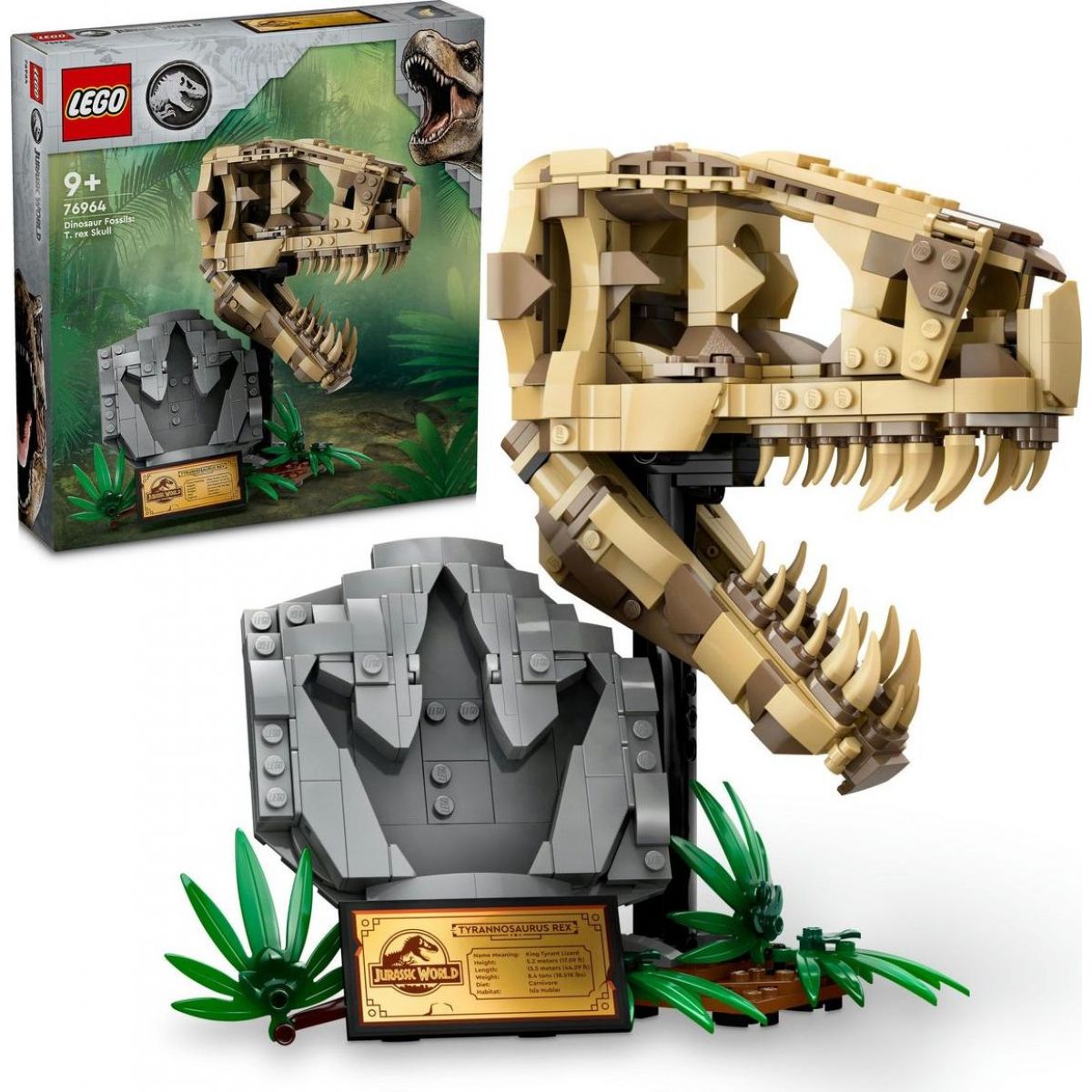 LEGO® Jurassic World 76964 Dinosaurie fosílie Lebka T-Rexa