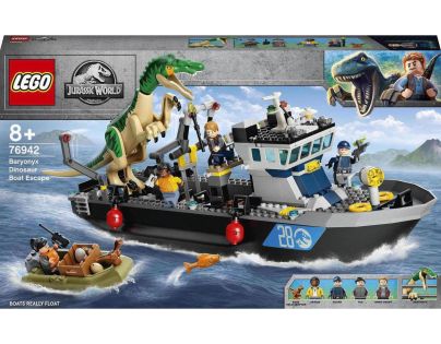LEGO® Jurassic World™ 76942 Útek Baryonyxa z lode