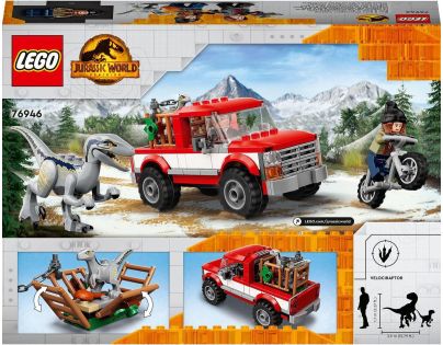 LEGO® Jurassic World™ 76946 Odchyt Velociraptorov Blue a Bety