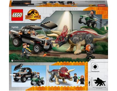 LEGO® Jurassic World™ 76950 Útok Triceratopse na pick-up