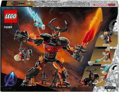 LEGO® Marvel 76289 Zostaviteľná figúrka: Thor vs. Surtur