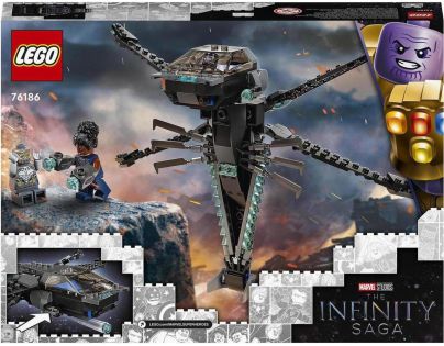 LEGO® Marvel Avengers 76186 Black Panther a dračie lietadlo