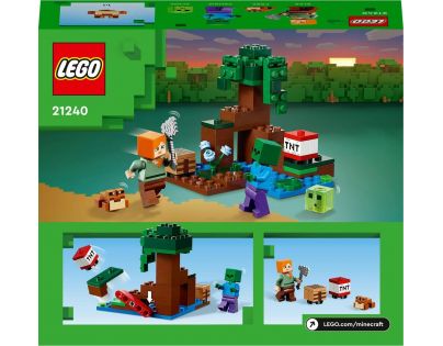 LEGO® Minecraft® 21240 Dobrodružstvo v bažine