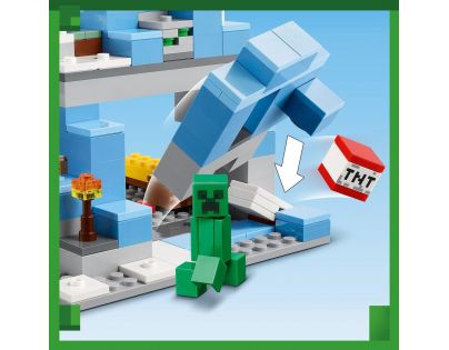 LEGO® Minecraft® 21243 Ľadové hory - Poškodený obal