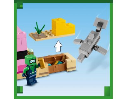 LEGO® Minecraft® 21247 Domček axolotlov