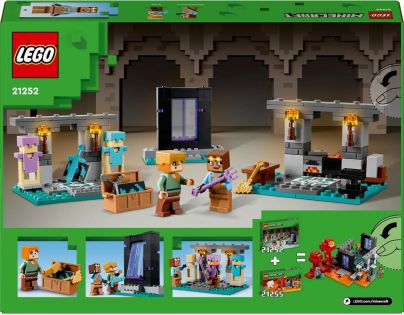 LEGO® Minecraft® 21252 Zbrojnica - Poškodený obal