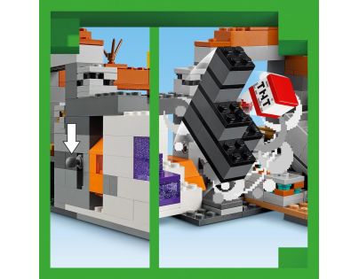 LEGO® Minecraft® 21263 Banská šachta v pustatine - Poškodený obal