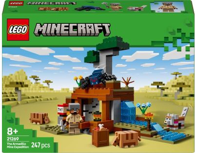 LEGO® Minecraft® 21269 Výprava do bane a pásavec - Poškodený obal