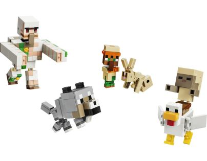 LEGO® Minecraft® 21592 Kurací žokej a útok v púšti