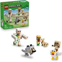 LEGO® Minecraft® 21592 Kurací žokej a útok v púšti