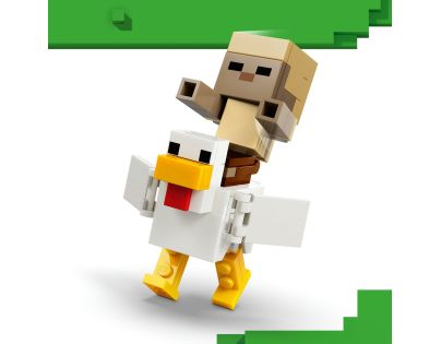 LEGO® Minecraft® 21592 Kurací žokej a útok v púšti