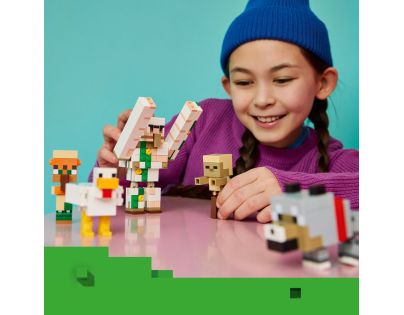 LEGO® Minecraft® 21592 Kurací žokej a útok v púšti