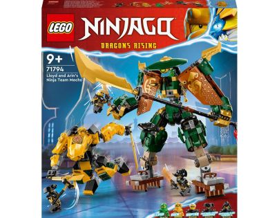 LEGO® NINJAGO® 71794 Lloyd, Arin a ich tím nindža robotov