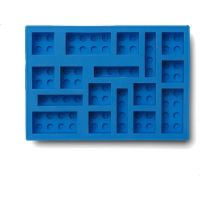 LEGO® silikonová forma na ľad modrá 3
