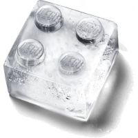 LEGO® silikonová forma na ľad modrá 2