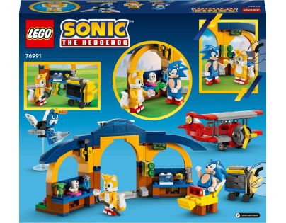 LEGO® Sonic The Hedgehog™ 76991 Tailsova dielňa a lietadlo Tornádo