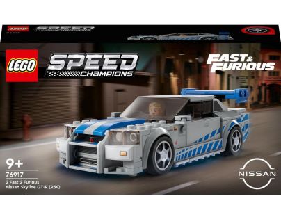LEGO® Speed Champions 76917 2 Fast 2 Furious Nissan Skyline GT-R (R34) - Poškodený obal