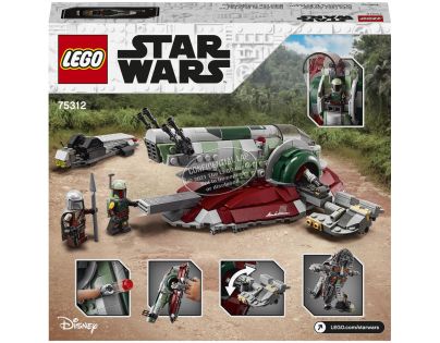 LEGO® Star Wars™ 75312 Boba Fett a jeho kozmické loď
