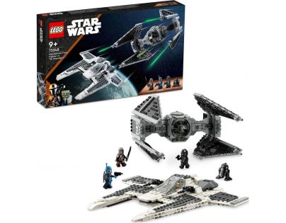 LEGO® Star Wars™ 75348 Mandaloranská stíhačka triedy Fang proti TIE Interceptoru