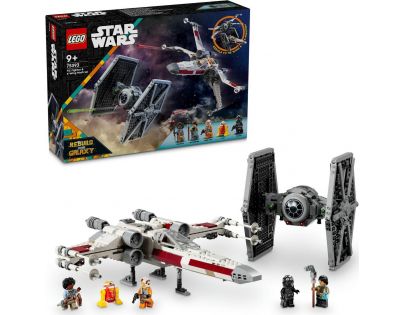 LEGO® Star Wars™ 75393 Stíhačka TIE a X-wing – kombinovaná stavebnica