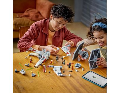 LEGO® Star Wars™ 75393 Stíhačka TIE a X-wing – kombinovaná stavebnica