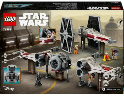 LEGO® Star Wars™ 75393 Stíhačka TIE a X-wing – kombinovaná stavebnica