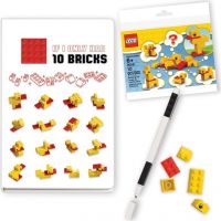 LEGO® Stationery Classic Kačice zápisník s perom a stavebnicou LEGO® Stationery Classic Kačice zápisník s perom a stavebnicou