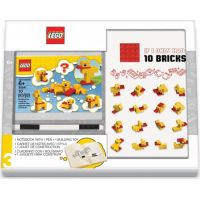 LEGO® Stationery Classic Kačice zápisník s perom a stavebnicou 2