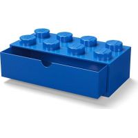 LEGO® stolný box 8 so zásuvkami - modrá